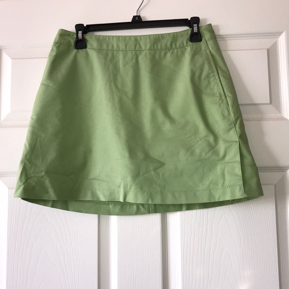 Adidas green skort